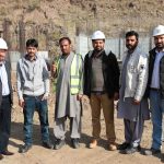 During Site Visit Muzafarabad with Colegue