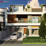 10 Marla 35x70 House Design in Multi Garden B-17 Islamabad