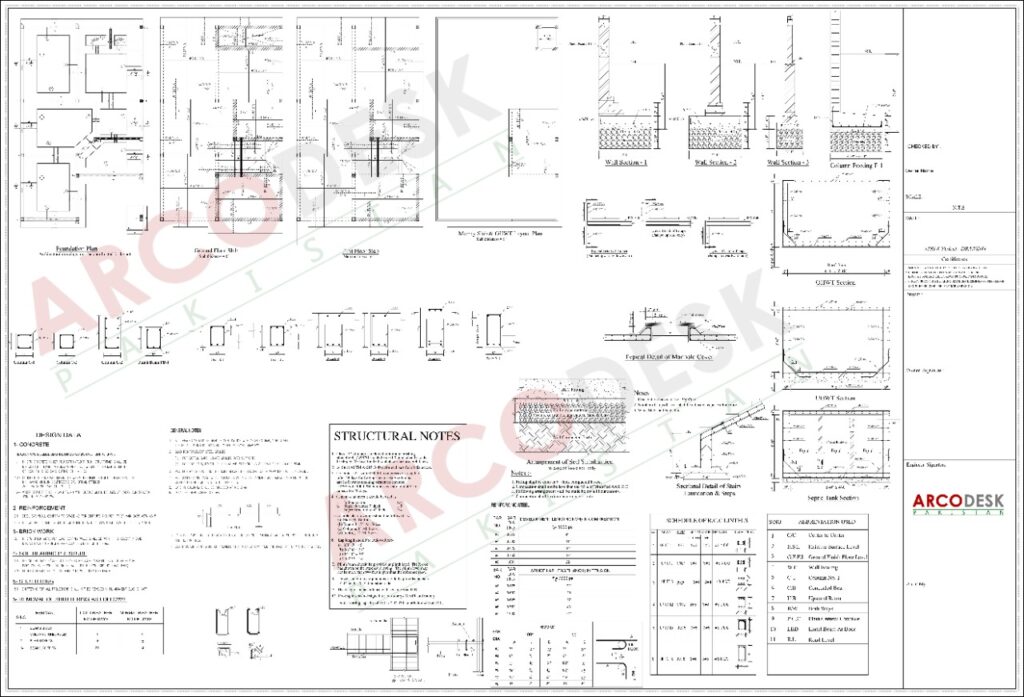 Structure Submission Drawings Sample For Approval 1024x697