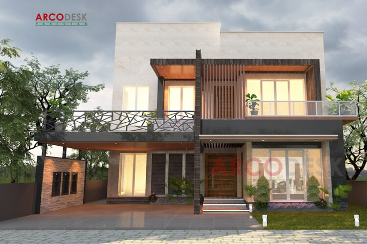 1 Kanal Modern House Design at DHA Phase 5 Islamabad