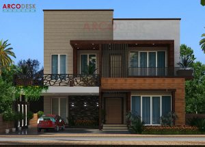 1 Kanal Modern House Design At DHA Phase 5 Islamabad 300x215