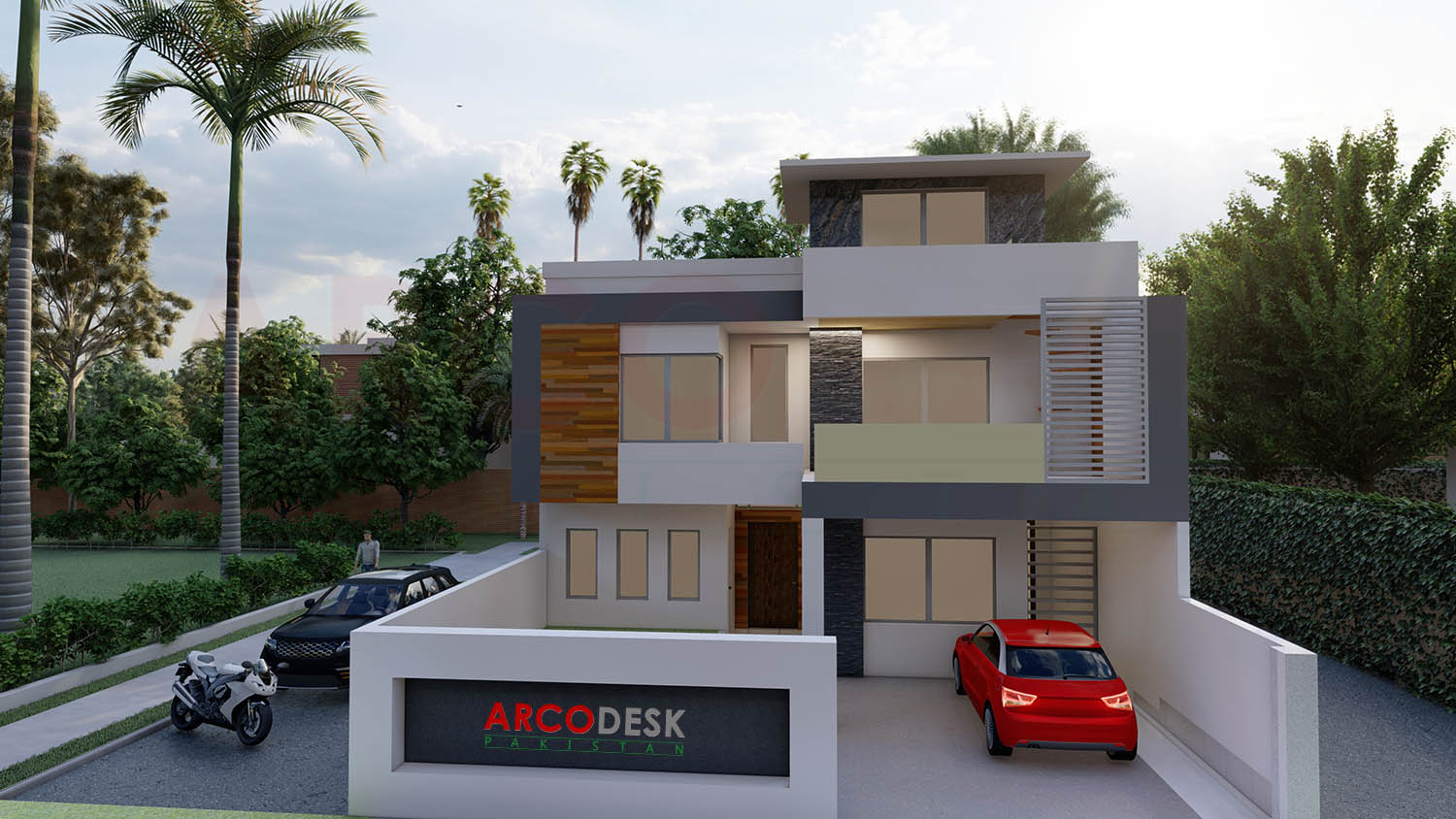 Beautiful House Design at Sector D12 Islamabad
