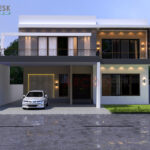 1 Kanal Contemporary Modern House Design at Bahria Enclave Islamabad