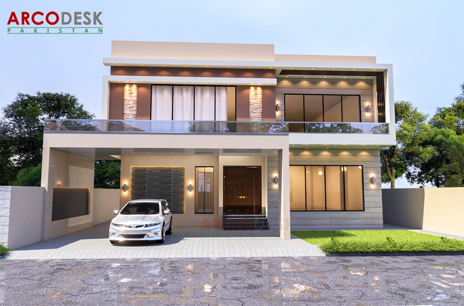 1 Kanal Modern House Design at Bahria Enclave Islamabad
