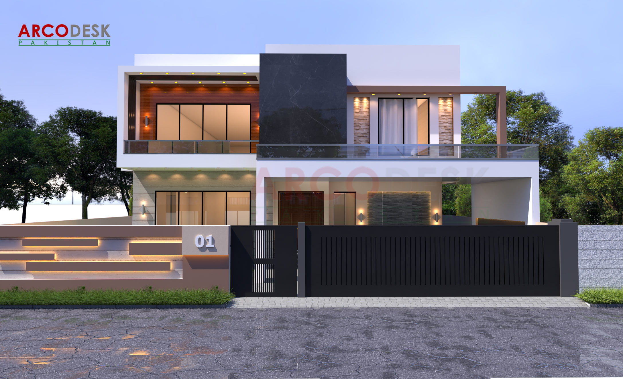 1 Kanal Modern House Design at FGEHA G-14 Islamabad