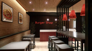 Burger Point Interior Design