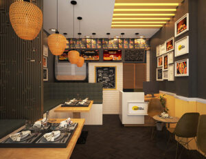 Fast Food Cafe Interior Design