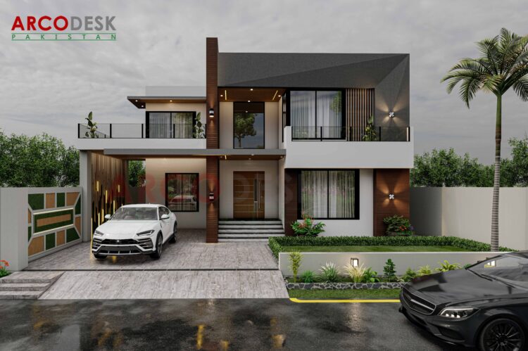 Modern Elegant 1 Kanal House Design in DHA Islamabad