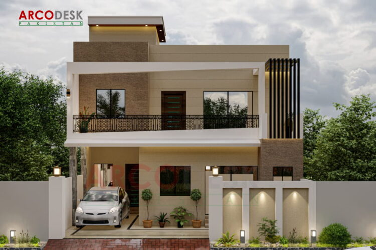 Beautiful Modern House Design at Faisal Town Rawalpindi