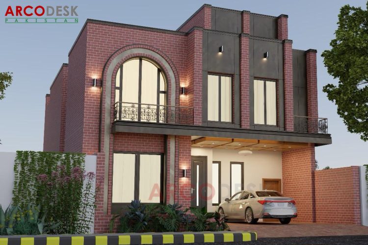 10 Marla Beautiful House Design in Airport Green Garden Rawalpindi