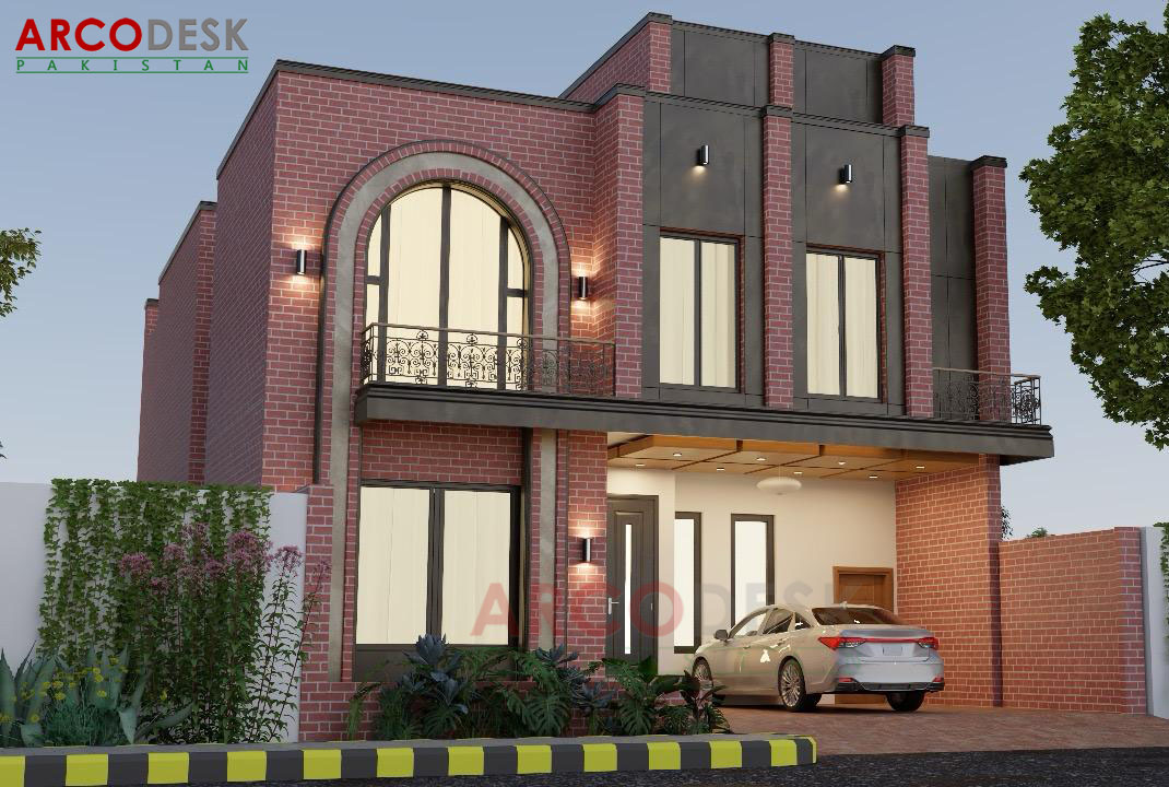 10 Marla Beautiful House Design in Airport Green Garden Rawalpindi