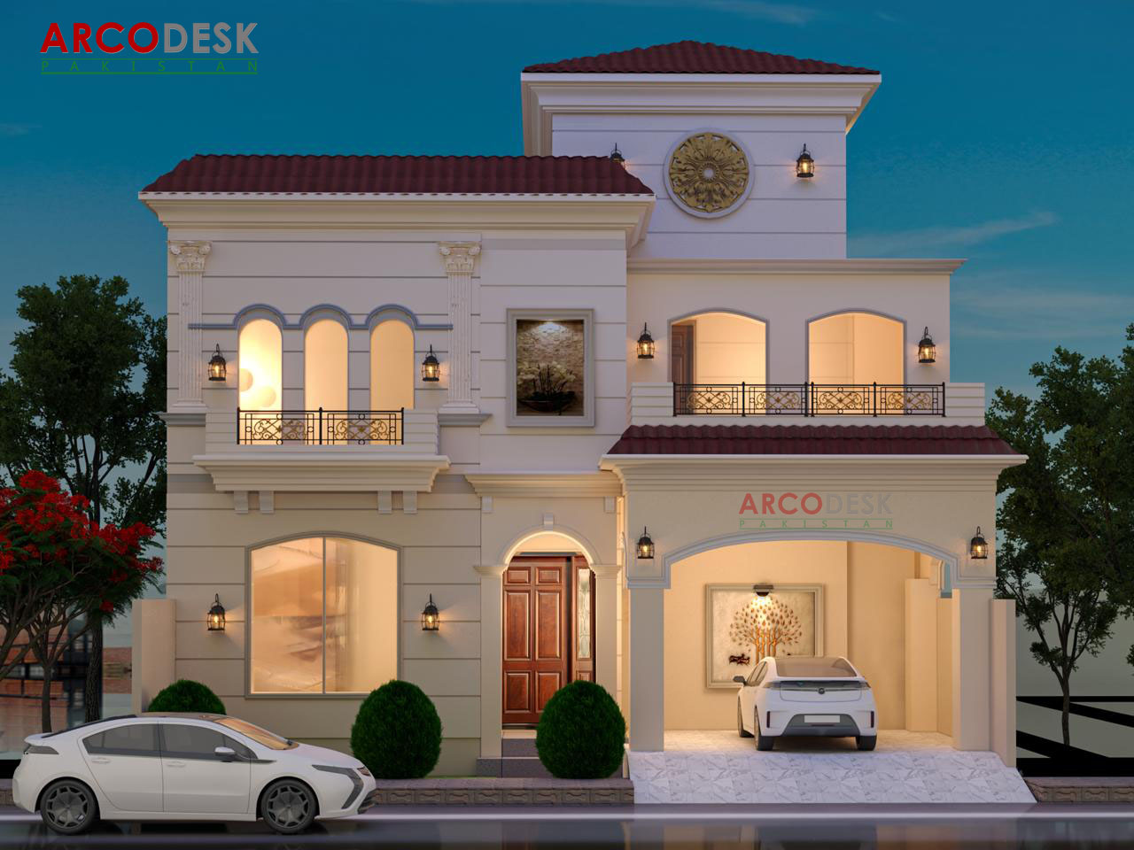 10 Marla Beautiful Spanish House Design Top City Rawalpindi