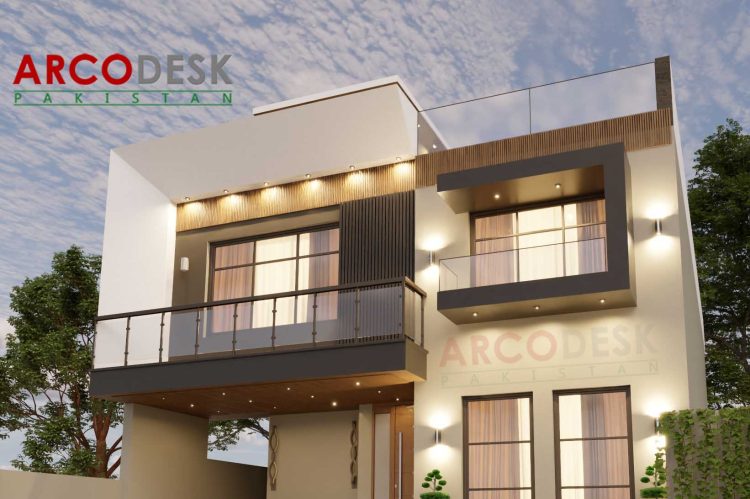 10 Marla Modern House Design in Multi Gardens B-17 Islamabad