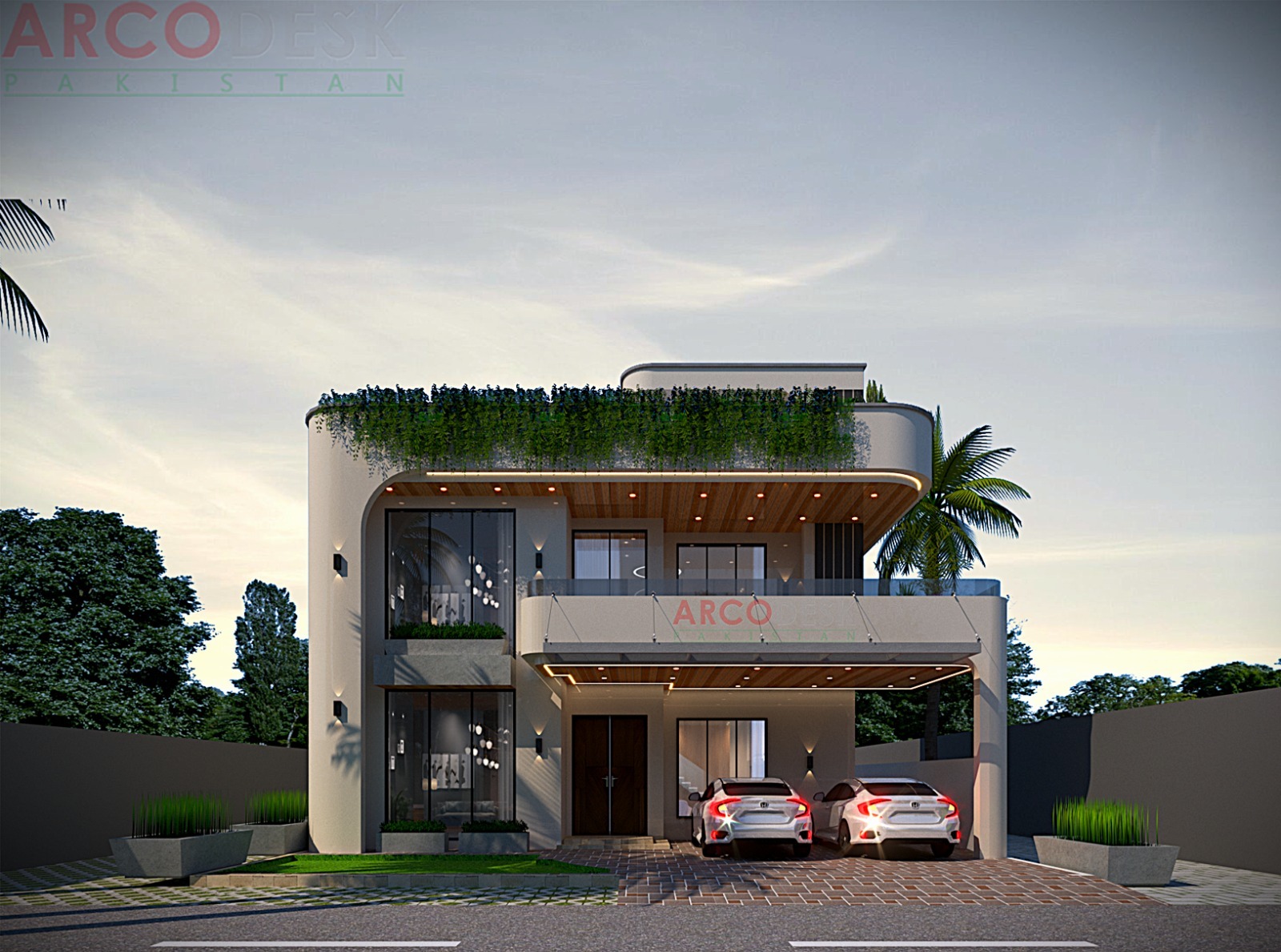 14 Marla Contemporary Modern House Design in Faisal Margalla City Rawalpindi