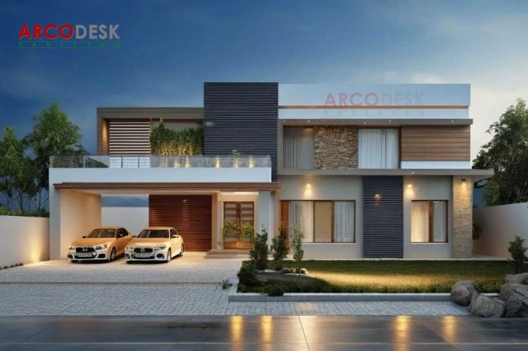 2 Kanal Modern House Design in DHA Islamabad