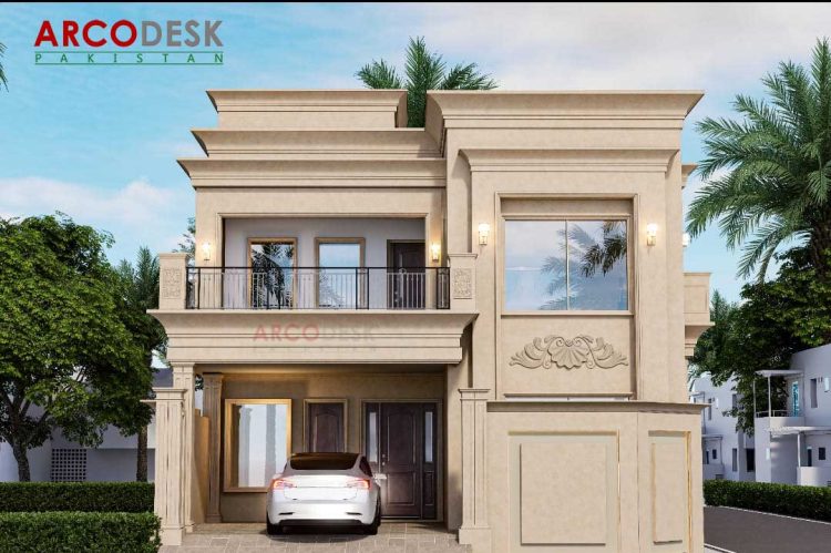 Beautiful Classical House Design at Gulberg Green, Islamabad