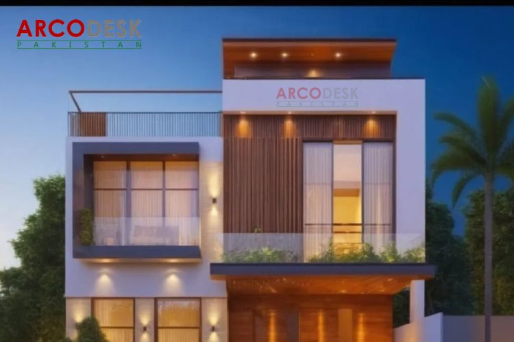10 Marla Modern House Design in Faisal Margalla City Islamabad — By ArcoDesk Pakistan