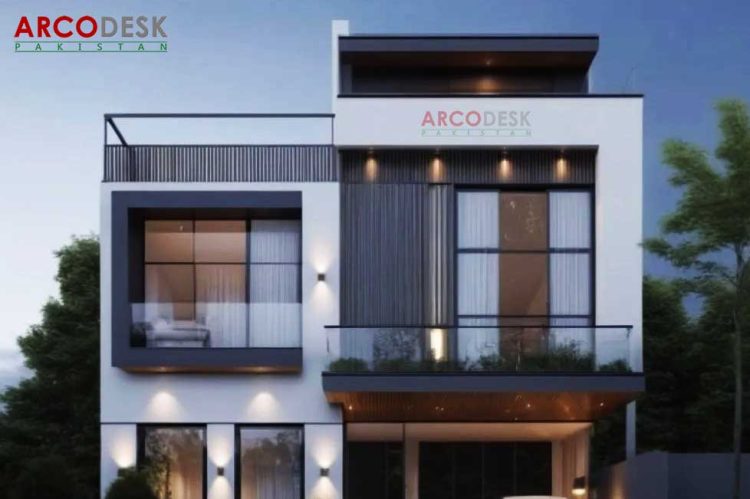10 Marla Elegant Modern House Design at Fazaia Houising Tarnol Rawalpindi