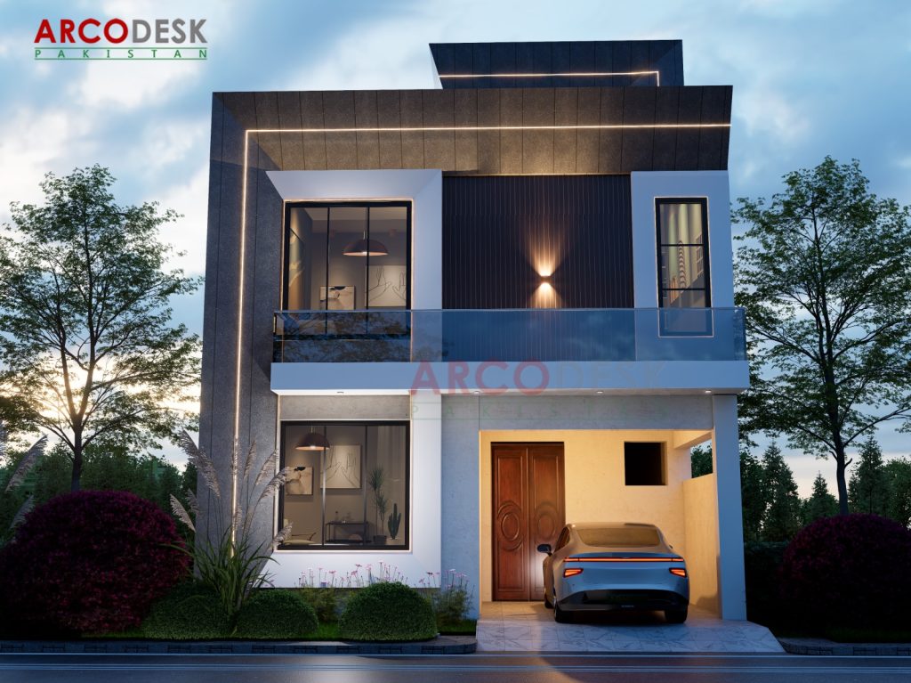 5 Marla Modern House Design in Park Enclave, Park Road Islamabad