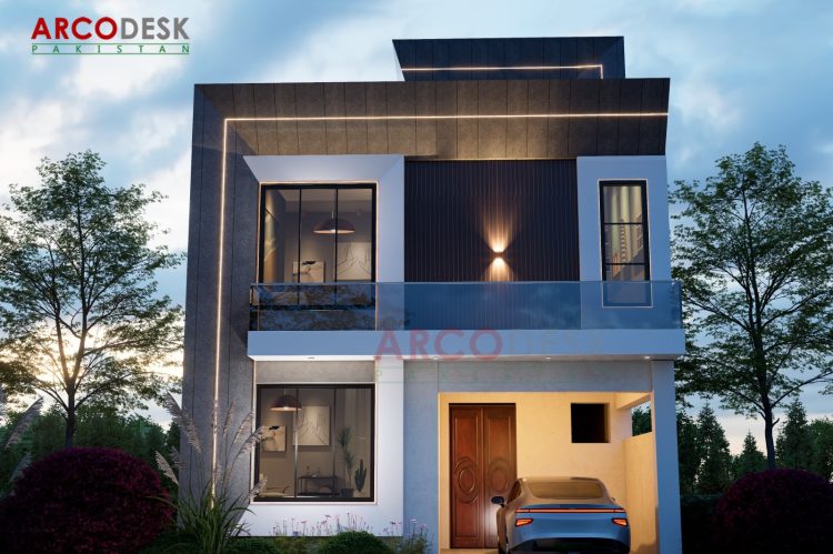 5 Marla Modern House Design in Park Enclave, Park Road Islamabad