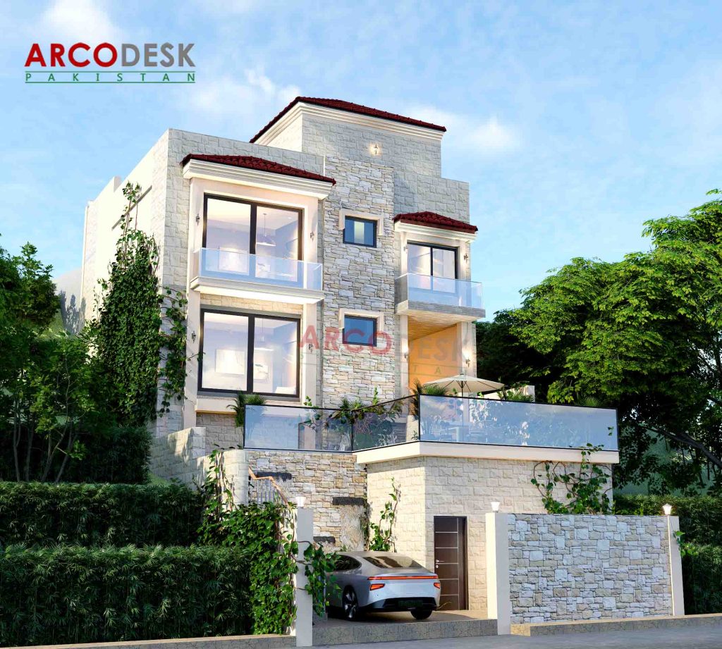 Elegant House Design at Judicial Town, Chattar Park Islamabad