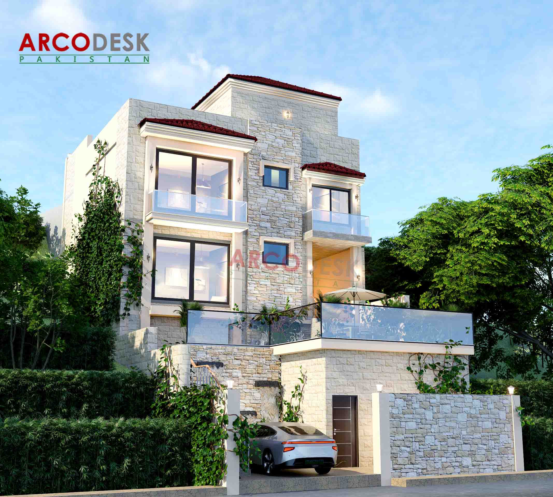 Elegant House Design at Judicial Town, Chattar Park Islamabad