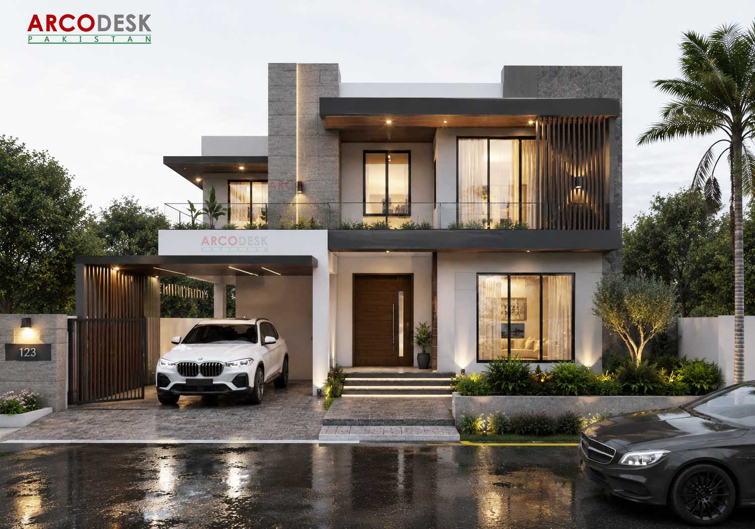 Beautiful 1 Kanal Modern House Design in DHA Islamabad