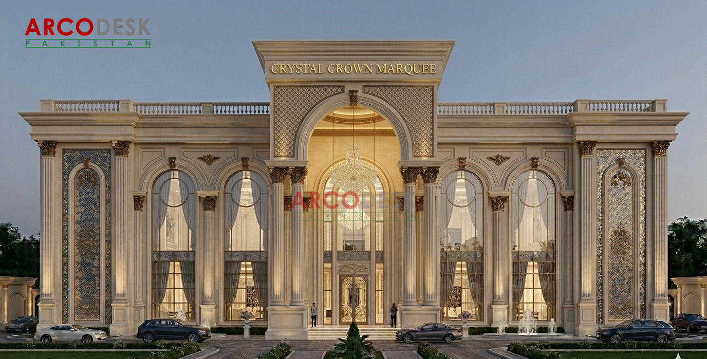 Beautiful Classical Marquee Design in Sialkot